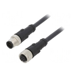 Cablu de Conectare M12 8 PIN 2m 30VAC 4A PUR | Electronic-mag.ro | Componente Electronice