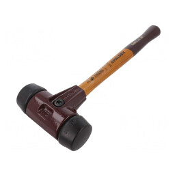Ciocan SIMPLEX 370mm cu Mâner de Lemn și Cap de Gumă Rotundă 50mm, 1,15kg | Electronic-mag.ro | Componente Electronice