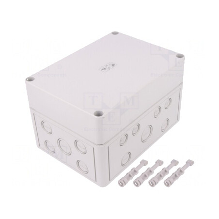 Carcasă Universală Gri IP66 130x180x111mm | Electronic-mag.ro | Componente Electronice