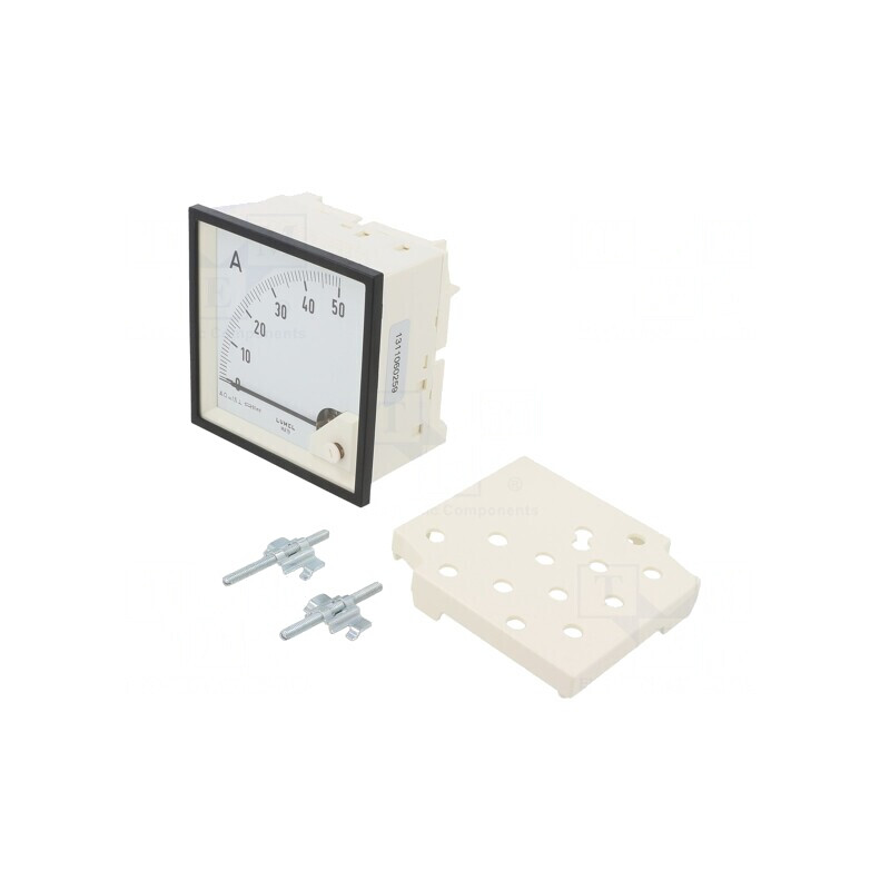 Ampermetru Panou DC 0-50A 600V 95mm | Electronic-mag.ro | Componente Electronice