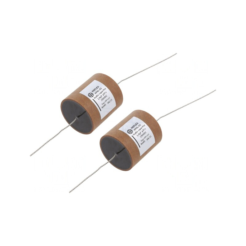 Condensator aluminiu-polipropilenă-hârtie 1uF 250VDC | Electronic-mag.ro | Componente Electronice