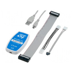 Programator Microcontrolere STM32 STM8 USB JTAG ST-LINK/V2 | Electronic-mag.ro | Componente Electronice