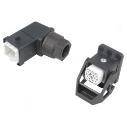 Conector HDC tată mamă 230V 10A 5 pini 4PE