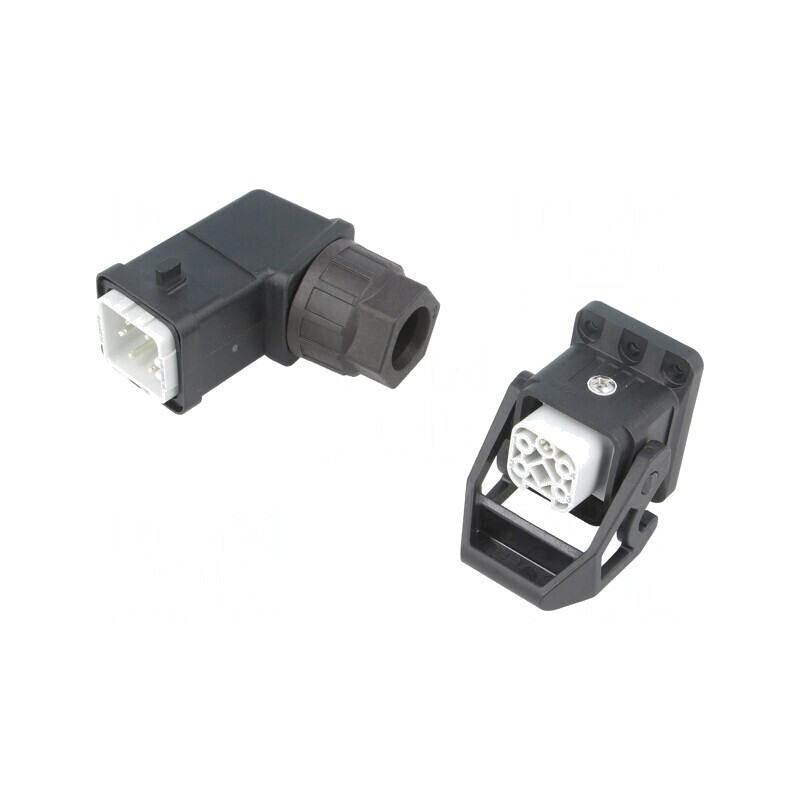 Conector HDC tată mamă 230V 10A 5 pini 4PE | Electronic-mag.ro | Componente Electronice