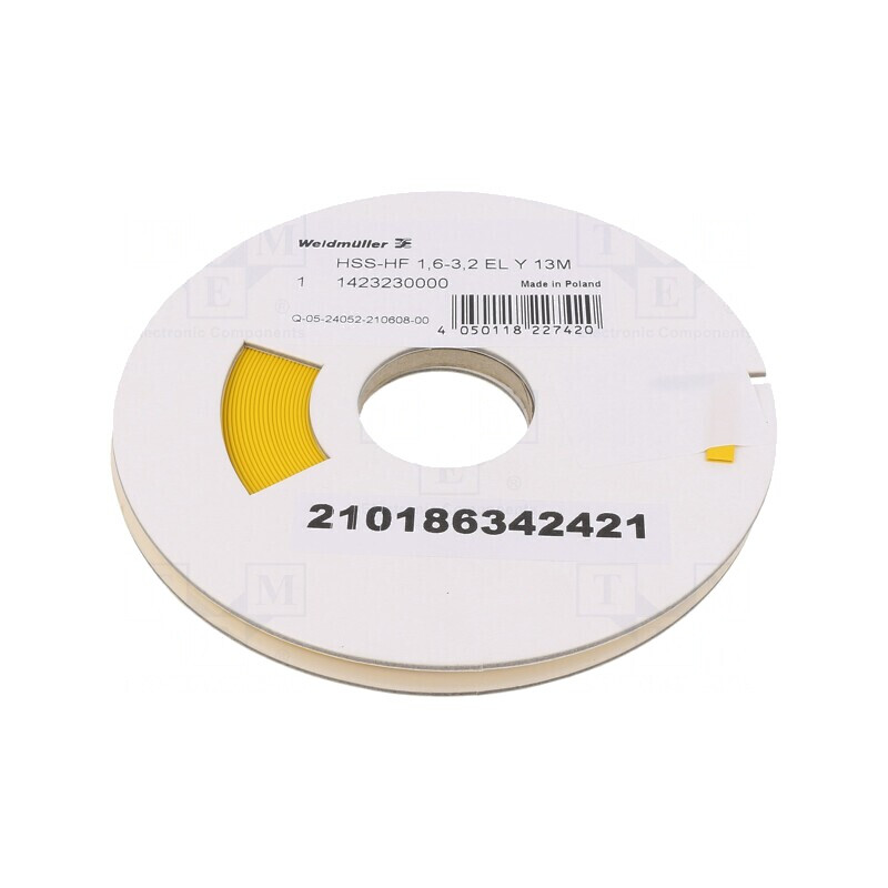 Manșon Termocontractabil Galben 3,2mm 13m | Electronic-mag.ro | Componente Electronice
