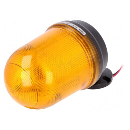 Semnalizator Lumină Flash și Continuă Ambră IP65 | Electronic-mag.ro | Componente Electronice
