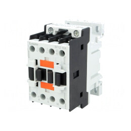 Contactor 3-poli NO 230VAC 12A cu 3 contacte auxiliare NO | Electronic-mag.ro | Componente Electronice