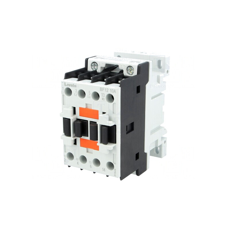 Contactor 3-poli NO 230VAC 12A cu 3 contacte auxiliare NO | Electronic-mag.ro | Componente Electronice