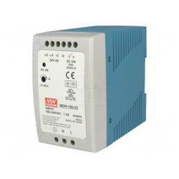 Alimentator Pulsatoriu 96W 24V 4A pentru Șină DIN | Electronic-mag.ro | Componente Electronice