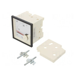 Ampermetru de Panou AC 0-100A Clasa 3 300V 72x72x64mm | Electronic-mag.ro | Componente Electronice