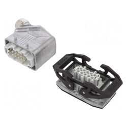 Conector HDC 500V 16A 10 PIN 10PE | Electronic-mag.ro | Componente Electronice