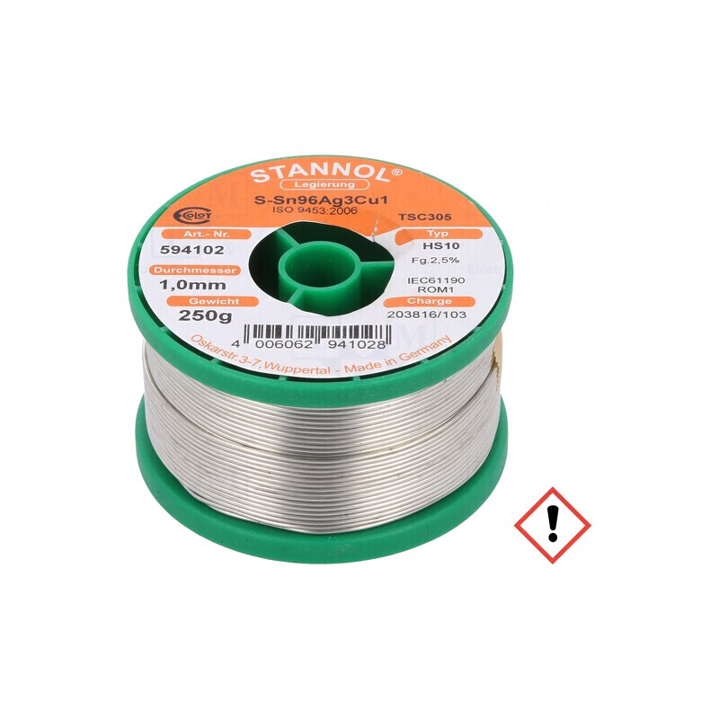 Sârmă de lipit fără plumb 1mm 0,25kg | Electronic-mag.ro | Componente Electronice Sârmă de lipit fără plumb 1mm 0,25kg | Electronic-mag.ro | Componente Electronice