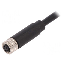Conector M8 Mamă 5 Pin cu Cablu 1.5A | Electronic-mag.ro | Componente Electronice