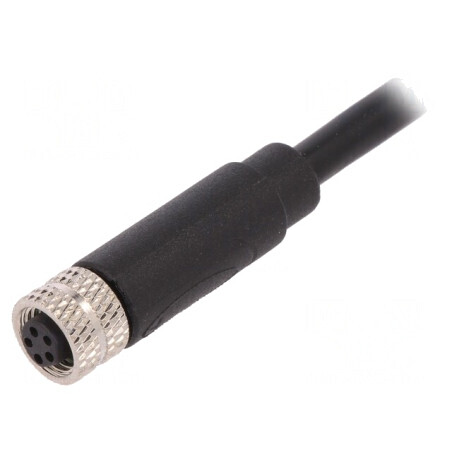 Conector M8 Mamă 5 Pin cu Cablu 1.5A | Electronic-mag.ro | Componente Electronice