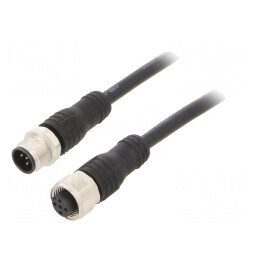 Cablu de conectare M12 5P 3m PVC IP67/IP69K