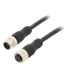 Cablu de conectare M12 5P 3m PVC IP67/IP69K | Electronic-mag.ro | Componente Electronice