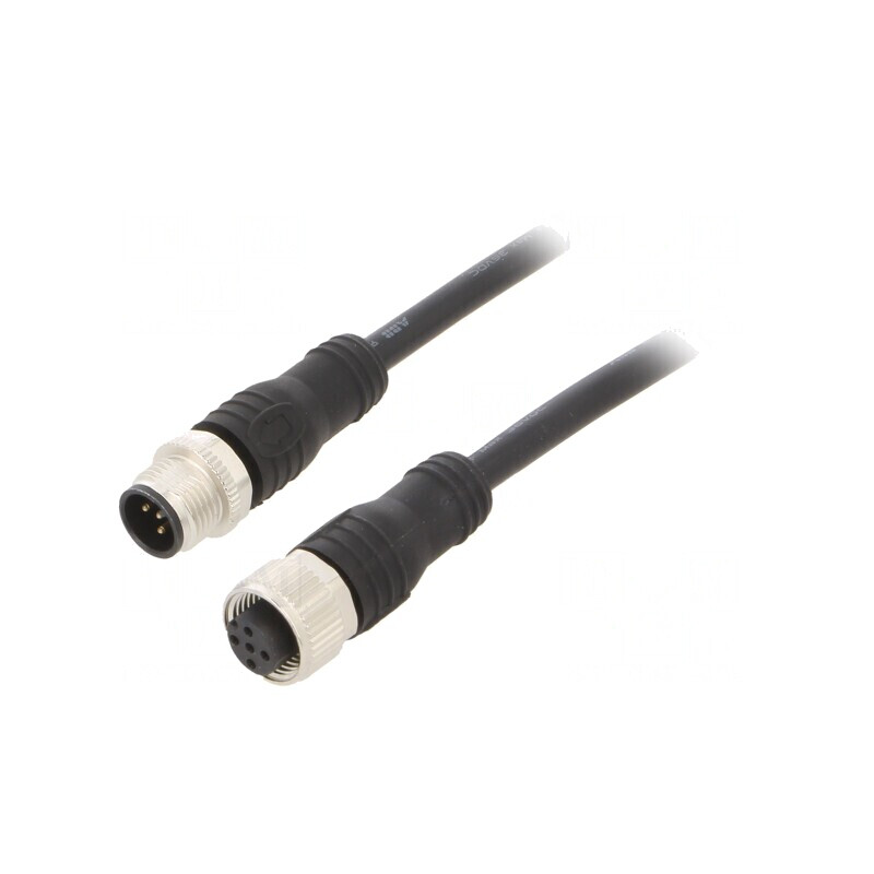 Cablu de conectare M12 5P 3m PVC IP67/IP69K | Electronic-mag.ro | Componente Electronice