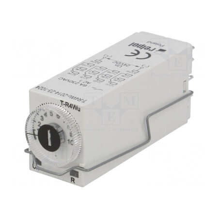 Timer 0.1s-100h 4PDT 250VAC 6A 24VDC IP40 | Electronic-mag.ro | Componente Electronice