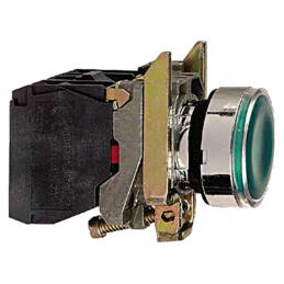 Comutator acționat prin apăsare 22mm 1NC 1NO | Electronic-mag.ro | Componente Electronice