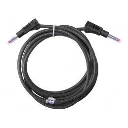 Cablu de măsurare 45A mufă banană 4 mm ambele părți | Electronic-mag.ro | Componente Electronice