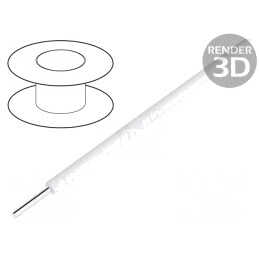 Cablu Cu 16AWG PVC Alb 30,5m 300V | Electronic-mag.ro | Componente Electronice