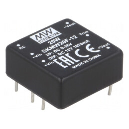 Convertor DC/DC 20W 9-36V la 12V 1670mA | Electronic-mag.ro | Componente Electronice