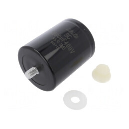 Condensator: electrolitic 3900uF 400VDC ±20% M5 2000h 76x96mm, SC2G392MLS7696H2N | Electronic-mag.ro | Componente Electronice