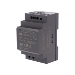 Convertor DC/DC 60W 5V 12A 52,5x90x54,5mm | Electronic-mag.ro | Componente Electronice