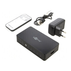 Switch HDMI 2.0 HDCP 2.2 Negru | Electronic-mag.ro | Componente Electronice