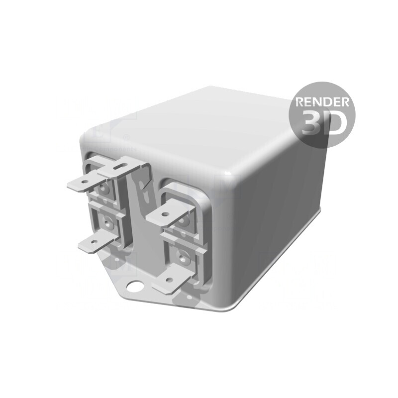 Filtru Anti-Interferențe Trifazic 440VAC 10A 100nF 60Hz | Electronic-mag.ro | Componente Electronice