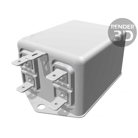 Filtru Anti-Interferențe Trifazic 440VAC 10A 100nF 60Hz | Electronic-mag.ro | Componente Electronice