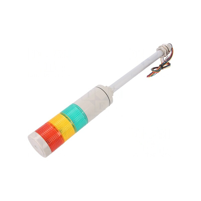 Coloană de Semnalizare LED Roșu/Ambră/Verde STG50L-BZ-3-24 | Electronic-mag.ro | Componente Electronice