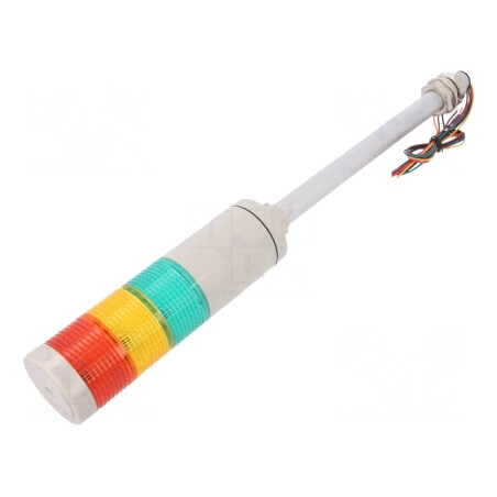 Coloană de Semnalizare LED Roșu/Ambră/Verde STG50L-BZ-3-24 | Electronic-mag.ro | Componente Electronice