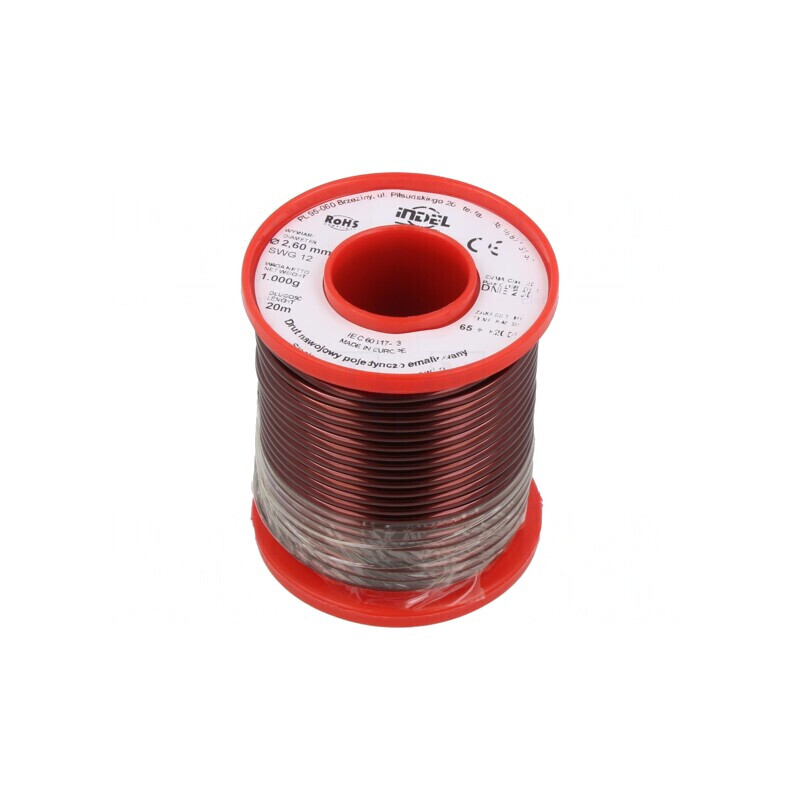 Sârmă Emailată 2,6mm 1kg Cu 65-200°C | Electronic-mag.ro | Componente Electronice