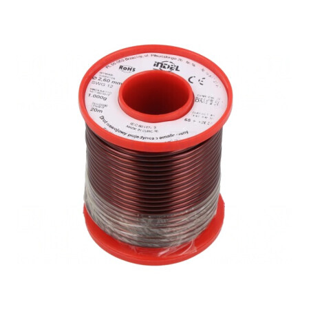 Sârmă Emailată 2,6mm 1kg Cu 65-200°C | Electronic-mag.ro | Componente Electronice
