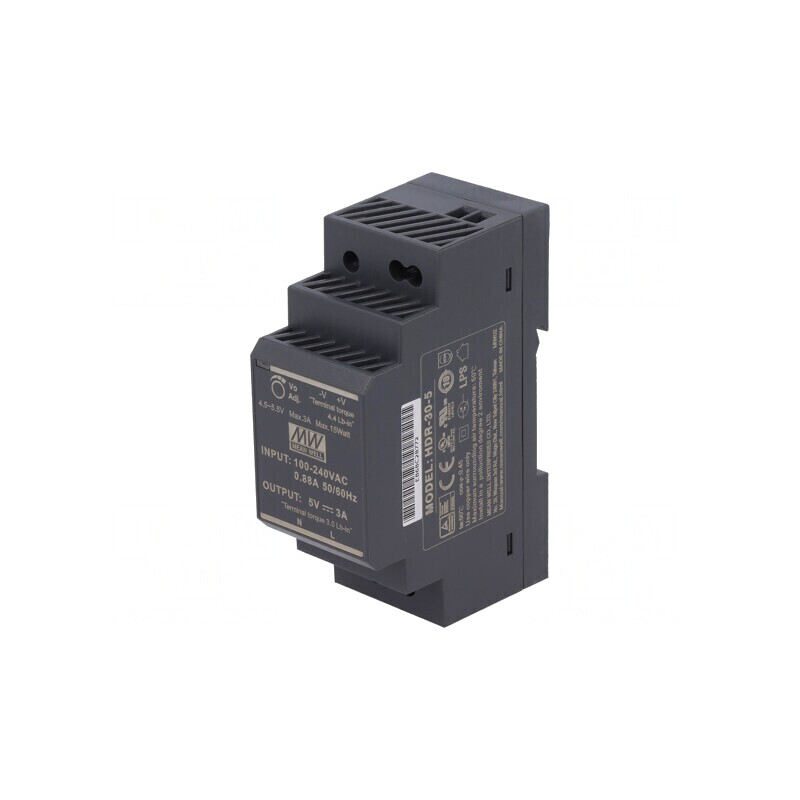 Alimentator Șină DIN 15W 5V 3A | Electronic-mag.ro | Componente Electronice