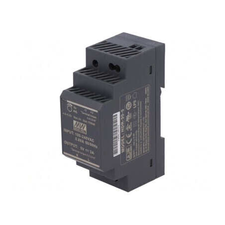 Alimentator Șină DIN 15W 5V 3A | Electronic-mag.ro | Componente Electronice