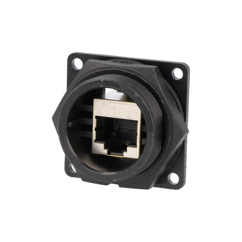 Cuplă RJ45 Cat6 Ecranată IP67/IP68 | Electronic-mag.ro | Componente Electronice