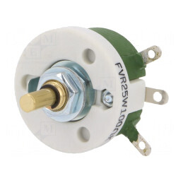 Potențiometru axial 100Ω 25W ±10% 6mm | Electronic-mag.ro | Componente Electronice