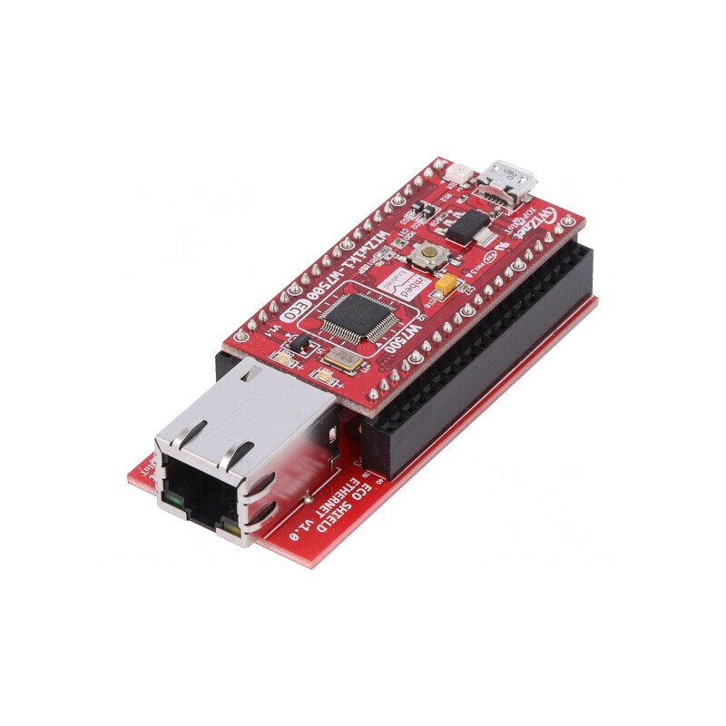 Placă de Dezvoltare Ethernet WIZWIKI-W7500ECO USB Micro | Electronic-mag.ro | Componente Electronice