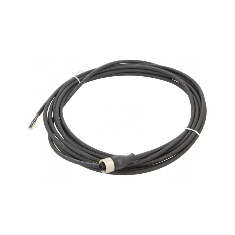Cablu de Conectare M12 5m 250VAC 4A | Electronic-mag.ro | Componente Electronice