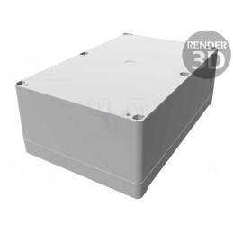 Carcasă Universală ABS Gri IP66 160x240x90mm | Electronic-mag.ro | Componente Electronice
