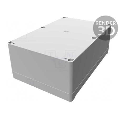 Carcasă Universală ABS Gri IP66 160x240x90mm | Electronic-mag.ro | Componente Electronice