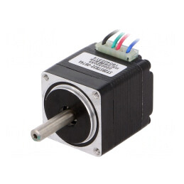 Motor: pas cu pas | 3,8VDC | Ax: crestătură D | max.58,6mNm | 670mA | STEPPER MOTOR: BIPOLAR 28×32MM 3.8V