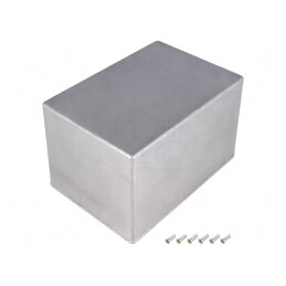 Carcasă Universală Aluminiu Natural 121x172x106 mm | Electronic-mag.ro | Componente Electronice