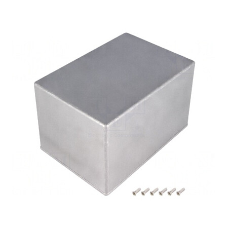 Carcasă Universală Aluminiu Natural 121x172x106 mm | Electronic-mag.ro | Componente Electronice