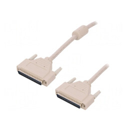 Cablu de Conexiune D-Sub 37pin Tată 3m | Electronic-mag.ro | Componente Electronice