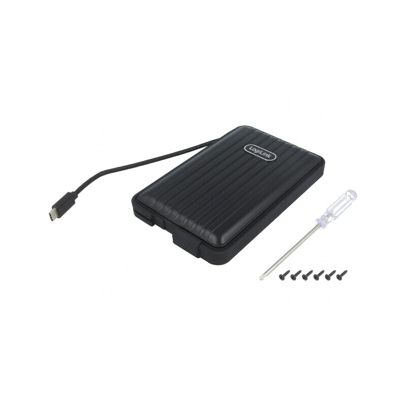 Carcasă hard discuri 2,5 USB 3.1 neagră | Electronic-mag.ro | Componente Electronice