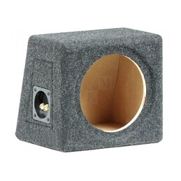 Carcasă difuzor MDF negru 200mm | Electronic-mag.ro | Componente Electronice