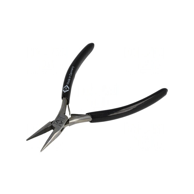 Clești de precizie drepți semirotunzi 120mm | Electronic-mag.ro | Componente Electronice